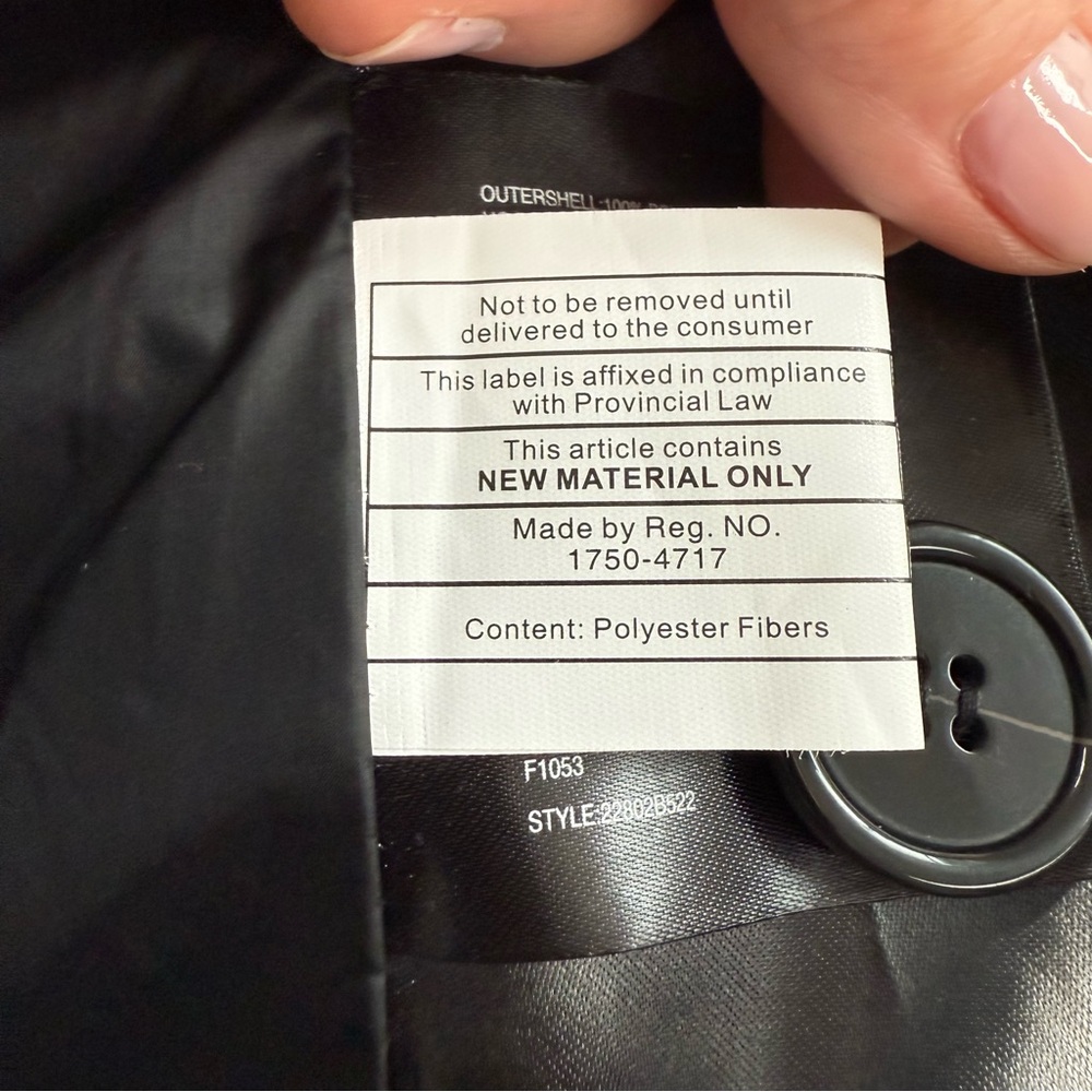 Bernardo Short Puffer Hooded Black Full Zipper & Snap Jacket Women's Large NWT - Picture 11 of 15